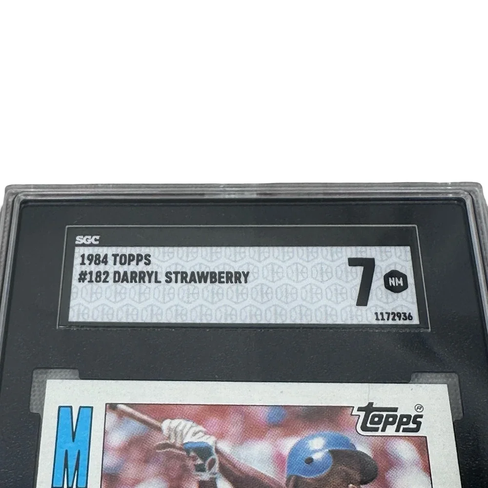 1984 Topps Darryl Strawberry #182 New York Mets SGC 7 NM Baseball Card